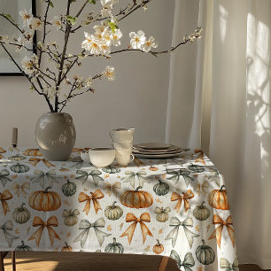 Niedliches Fall Bow-Muster Tischdecke