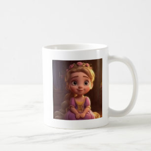 Niedliches Fantasy-Mädchen-Tasse – Whimsical Magic Kaffeetasse