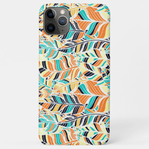 Niedliches, farbenfrohes Boho-Blätter-Muster Case-Mate iPhone Hülle