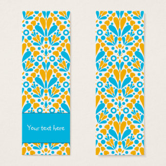 Niedliches farbiges Doodle-Dot-Lesezeichen und Her