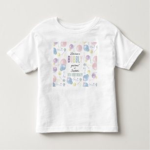 Niedliches farbiges Kindergeburtstag-Party Kleinkind T-shirt