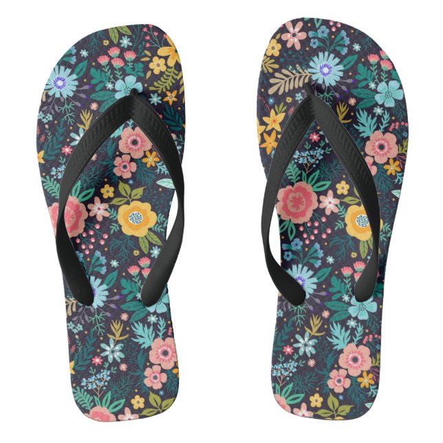 Niedliches, farbiges Muster Flip Flops (Fußbett)