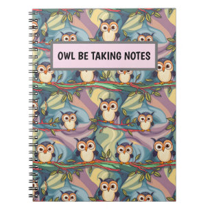 Niedliches, farbiges Schälmuster Personalisiert Notizblock