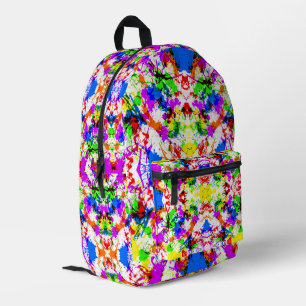 Niedliches farbiges Spritzer-Malerdesign Brautpart Bedruckter Rucksack