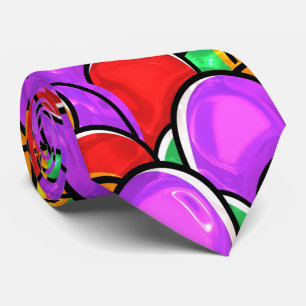 Niedliches, farbiges Uferfarbeneier, handgemalt Krawatte