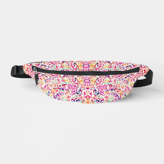 Niedliches Farbmuster der Blume Bauchtasche (Vorderseite)