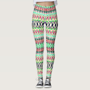 Niedliches Farbmuster Leggings