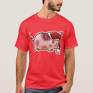 Niedliches Feiertags-Schwein T-Shirt