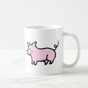 Niedliches Ferkel Kaffeetasse