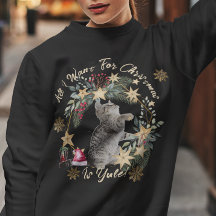 Niedliches festes Cat Lover Weihnachten