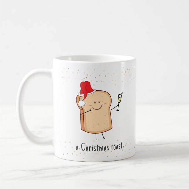 Niedliches Feststück Weihnachten Kaffeetasse (Links)