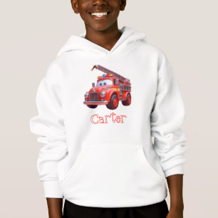 Niedliches Feuerwehrfahrzeug Hoodie