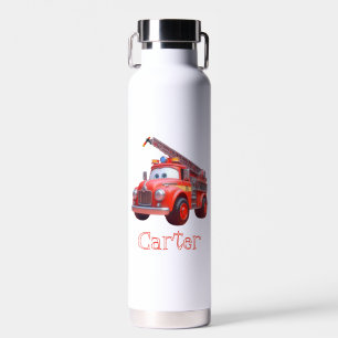 Niedliches Feuerwehrfahrzeug Trinkflasche