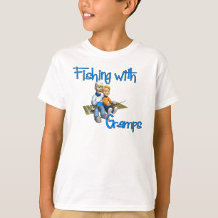 Niedliches Fischen mit Gramps T-Shirt