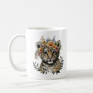 Niedliches Flora Baby Tiger Kaffeetasse