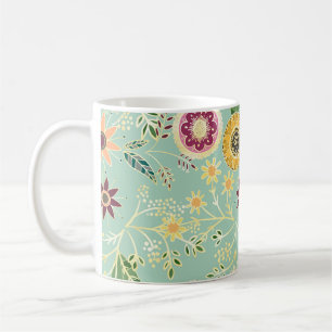 Niedliches Folkloredesign Kaffeetasse