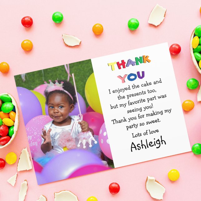 Niedliches Foto Dankeskarte (Von Creator hochgeladen)