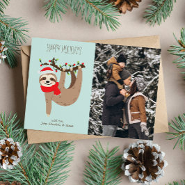 Niedliches Foto Feiertagskarte