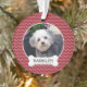 Niedliches Foto für Haustiere mit Dog-Knochen Ornament (Baum)