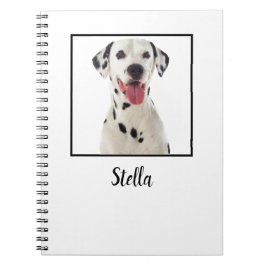 Niedliches Foto für Weißhunde Notizblock