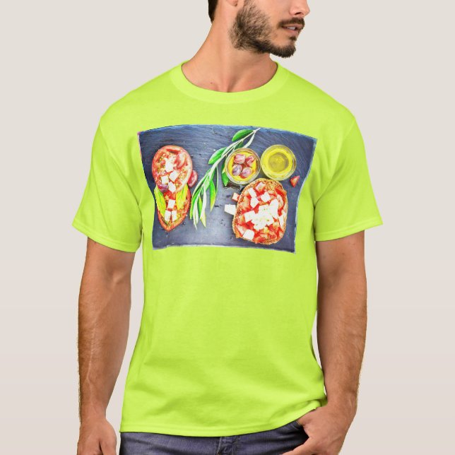 niedliches Foto "Griechische und mediterrane Ernäh T-Shirt (Vorderseite)