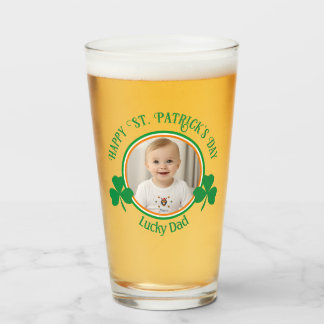 Niedliches Foto Lucky Vater Clou St Patricks Day Glas