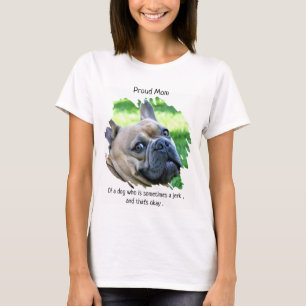 Niedliches Foto - Mama des stolzen Hundes T-Shirt