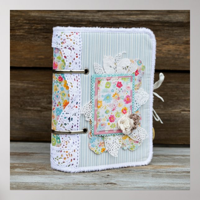 Niedliches Foto mit Spitze Poster (Vorne)