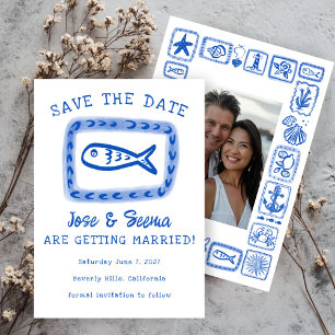 Niedliches Foto von Fischen Save The Date