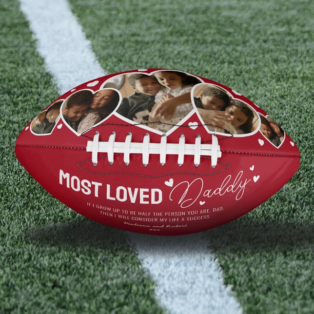 Niedliches Foto zum Daddy Vathers Day Football (Von Creator hochgeladen)