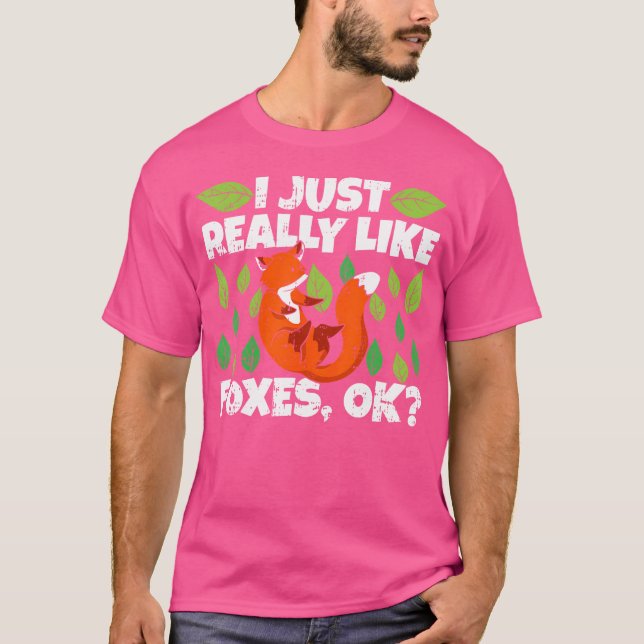 Niedliches Fox Lover Zitat wie Foxe T-Shirt (Vorderseite)