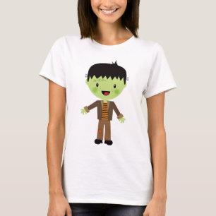 Niedliches Frankenstein Halloween Kostüm T-Shirt