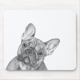 Niedliches französische Bulldogge mousemat Mousepad