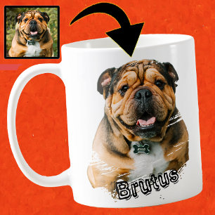 Niedliches französisches Bulldog-Foto Kaffeetasse