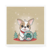 Niedliches französisches Bulldog Funny Silvester P