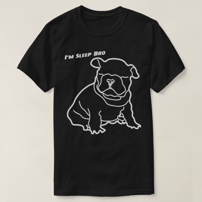 Niedliches Französisches Bulldog-Geschenk T-Shirt (Design vorne)