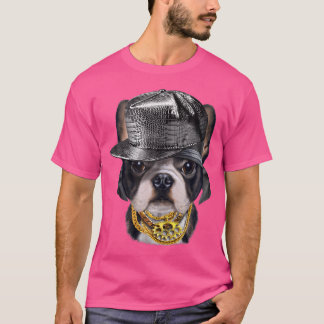 Niedliches französisches Bulldog-Hip Hop-Rapper-Ca T-Shirt