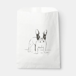 Niedliches Französisches Bulldog Welpe Hund Frenc Geschenktütchen