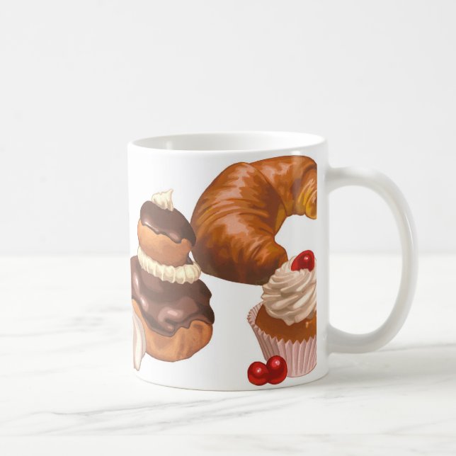 Niedliches französisches Gebäck Tasse (Rechts)