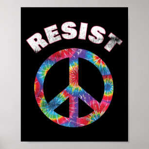 Niedliches Friedenszeichen Friedlich Protestreside Poster