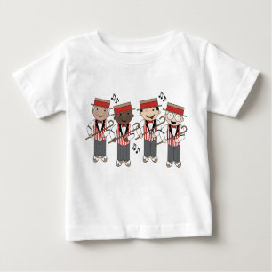 Niedliches Friseursalon-Quartett-Geschenk Baby T-shirt