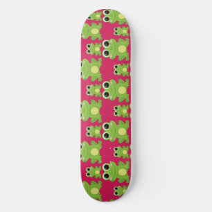 Niedliches Froschmuster Skateboard