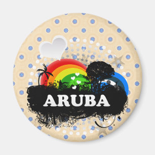 Niedliches fruchtiges Aruba Magnet