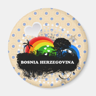 Niedliches fruchtiges Bosnien-Herzegowina Magnet