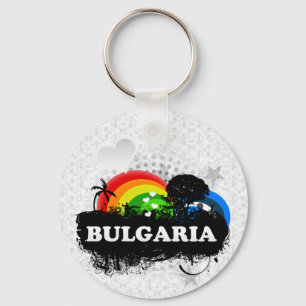 Niedliches fruchtiges Bulgarien Schlüsselanhänger
