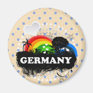 Niedliches fruchtiges Deutschland Magnet