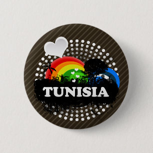 Niedliches fruchtiges Tunesien Button