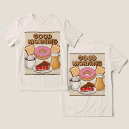 Niedliches Frühstück Guter Morgen Tri-Blend Shirt