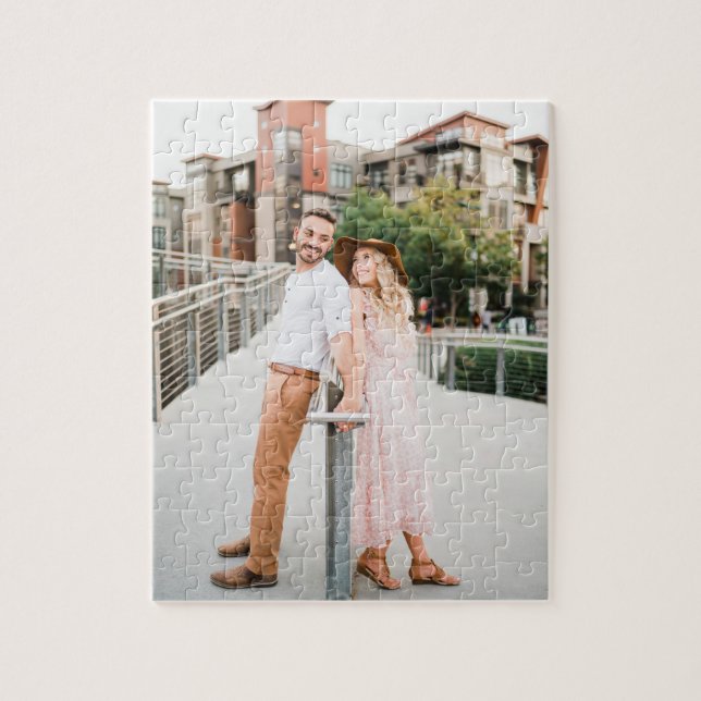 Niedliches Fun Couple-Foto 8x10 Puzzle (Vertikal)