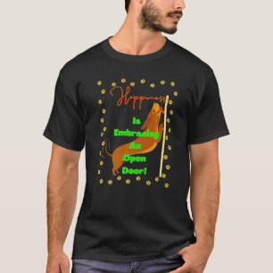 Niedliches Funny Dackel Glück steckt hinter einem T-Shirt